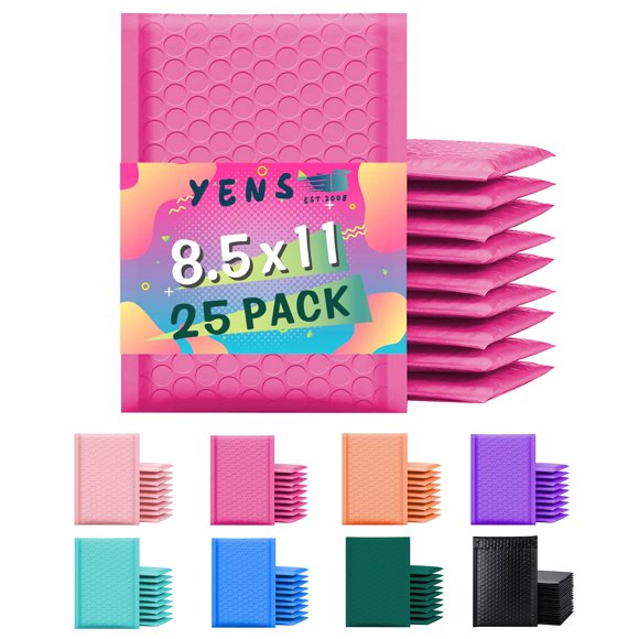 Sobre Yens 22 × 30 cm Rosa Intenso - Pack de 25