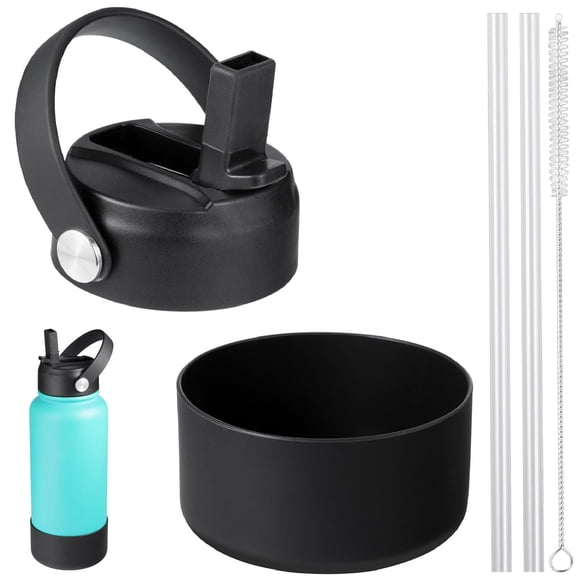 Set de tapa con pajita y maletero para Hydro Flask, 946 ml, 1,2 L, boca ancha