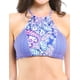 thumbnail image 1 of Bikini peto espalda en V estampado morado Talla XL, 1 of 4