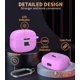 thumbnail image 4 of Estuche de silicona para auriculares WADVCU compatible con JBL Vibe Beam/200TWS – Color púrpura, 4 of 6