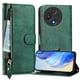 thumbnail image 4 of Funda Billetera Cremallera para TCL 60R con Porta Tarjetas, Soporte y Correa Verde, 4 of 5