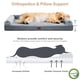 thumbnail image 3 of Cama ortopédica para perros BFPETHOME para perros grandes a prueba de agua, 3 of 7