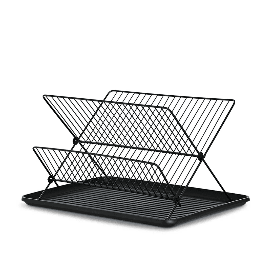 Regalitolindo - Secaplatos Plegable 34x32x42 Cm - Metal Negro