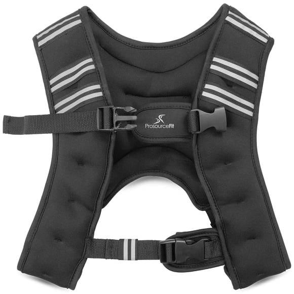 Chaleco de entrenamiento pesado ProSourceFit de 20 libras para hombres y mujeres