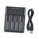 thumbnail image 1 of 18650 Cargador De Baterías 4-ranura Para Baterías De Ion Litio 10440 14500 14650 16340, 1 of 5