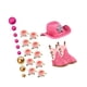 thumbnail image 2 of Adornos Para Tartas De Vaquero, Decoración Pequeña Para Fiestas De Mujeres, Adornos Para Cupcakes En 3D, Color Rosa, 2 of 3