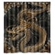 thumbnail image 1 of Cortina de ducha personalizada con diseño de dragón chino dorado y colorido, con ganchos, tamaño 66 x 72 pulgadas, 1 of 3