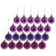 thumbnail image 1 of 24pcs 6cm bolas de navidad adornos de árbol de navidad colgando decoraciones púrpura, 1 of 5