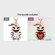 thumbnail image 1 of Girls Ghost And Heart Pendant Necklace, Jewelry Gift For Kids Children Toddlers, 1 of 3