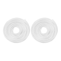 Magideal - 2 Protectores De Borde De Puerta De Coche, Protectores De Entrada, Accesorios Anticolisión, Protectores De Arañazos, Protectores De Borde De Puerta De Blanco