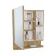 thumbnail image 3 of Botiquin 1 Puerta Con Espejo Chloe 61,6X51,2X12,4 Cm Fresno Y Blanco, 3 of 3