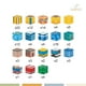 thumbnail image 5 of Juego Bloques Magnéticos 114pcs MineBlocks Ciudad Bandú, 5 of 8