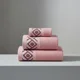 thumbnail image 2 of Toallones De Baño Teng Fei 70 Cm, Set De 3 Unidades Rosa Diseño, 2 of 3