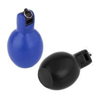Ioensy - Silbatos Para Apretar A Mano De 2 Piezas, Silbato Para Entrenadores Para Baloncesto, Senderismo, Caminar, Negro Y Azul