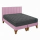 thumbnail image 3 of Cama Europea Somnia 2 Plazas + Respaldo Tubular Madera Lino, 3 of 6