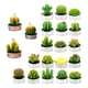 thumbnail image 1 of Kit 18 velas cactus souvenir verde limón, 1 of 3