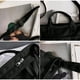 thumbnail image 3 of Bolso bandolera de lona de color liso para niña, bolso de estudiante portátil de lona de un solo hombro, 3 of 6