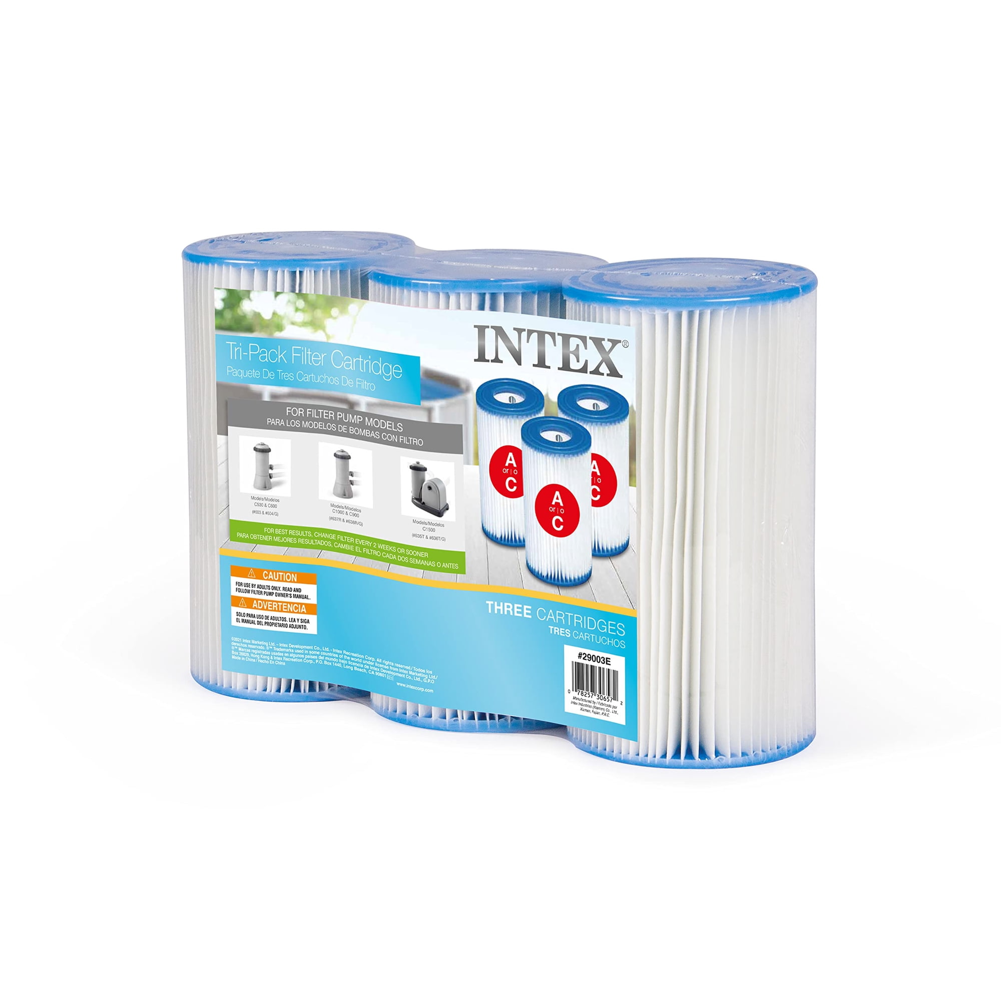 Cartucho De Filtro De Piscina Intex 29003e Tipo A Para Bombas De Filtro