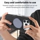 thumbnail image 3 of Magnetic Slim Case for iPhone 17 Pro Max with Camera Guard & Anti-Scratch Back Black, 3 of 6