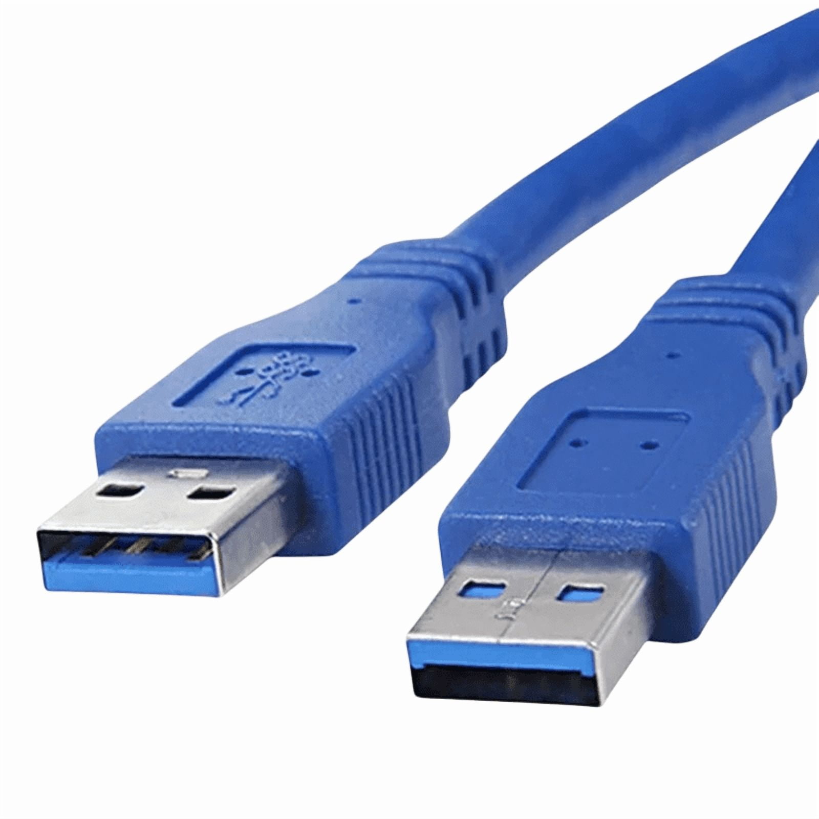 Genérico - Cable Usb A Usb 3.0 Gb Datos Usb Macho A Usb Macho 1 Mt Resistente Abs Para Impresoras Notebook