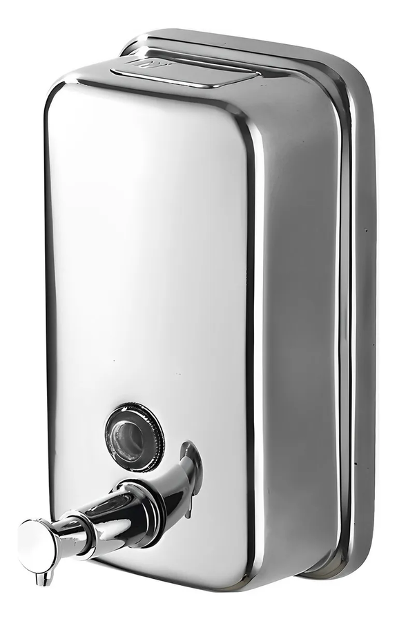 Genérico - Dispensador Jabón Muro Acero Inoxidable 500Ml Plateado Taumm