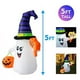 thumbnail image 3 of Fantasma inflable GOOSH de Halloween 5 pies con calabaza Decoración exterior, 3 of 3