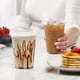thumbnail image 5 of Vasos de plástico GUSTO transparentes con tapas, 16 onzas, 100 unidades, para bebidas, 5 of 7