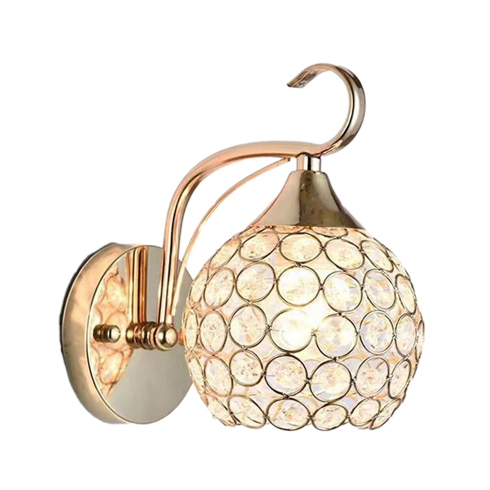 Magideal - Lámpara De Pared Europea Metal E27 Accesorio De Iluminación Decorativa Luz De Candelabro De Noche Para Pasillo, Interior, Dormitorio, Escaleras, Balcó