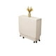 thumbnail image 2 of Mesa de comedor plegable blanco 140x80x77 cm, 2 of 4