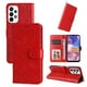 thumbnail image 4 of Funda tipo cartera FOXDOCK para Samsung Galaxy A23 4G/5G , diseño girasol en relieve, cuero PU, cierre magnético, soporte y tarjetero, 4 of 5
