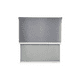 thumbnail image 1 of Cortina Roller Blackout 2 Paños 160x240 Doble Visillo Gris Sin Cenefa, 1 of 3