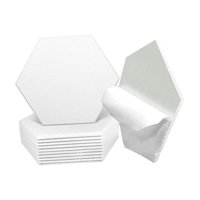 Magideal - 12X Paneles Acústicos, Azulejos Acústicos Insonorizados, Paneles De Pared Acústicos, Panel De Espuma Acústica Para El Techo De La Puerta Del Estudio E Blanco