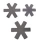 thumbnail image 1 of Xiao Hua Juego de 3 agarraderas grises (1 pequeña/1 mediana/1 grande), salvamanteles hexagonales de fieltro, agarraderas resistentes al calor para la cocina, salvamanteles duraderos para la cocina., 1 of 3