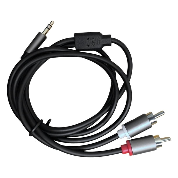 Cable De 3 5 Mm A Rca Doble Cable Divisor Rca Y Línea De Coión Cable Adaptador Auxiliar De Audio Antiinterferencias Cable Auxiliar Para Auric 1m