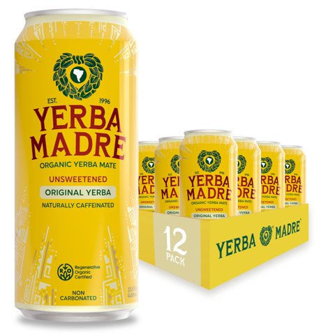 Bebida Energética Guayaki Yerba Madre Orgánica Sin Azúcar