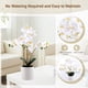 thumbnail image 4 of Planta de orquídea artificial BTHM DSGN 58 cm blanca en maceta para interior, 4 of 7