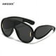 thumbnail image 2 of Cyberpunk Sports Sunglasses - Luxury Brand Oversized Eyewear for Women and Men - UV400 Protection - Perfect for Summer Parties and Outdoor Activities, 2 of 5