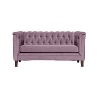 Barra Design - Sofá Victoria 2C Felpa Violeta