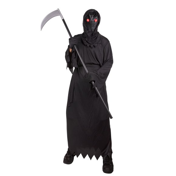 Disfraz de canguro Grim Reaper para niños con ojos rojos brillantes