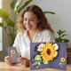 thumbnail image 5 of Tarjeta de felicitación FIAMR 3D Pop Up girasol para mujer, 5 of 7
