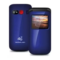 Tecnolab - Telefono Senior Adulto Mayor Tipo Almeja 4G Azul