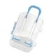 thumbnail image 2 of Organizador De Joyas Con Forma De Maleta, Caja De Cofre Del Tesoro Portátil, Recuerdo Azul, 2 of 3