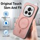 thumbnail image 2 of Magnetic Slim Case for Honor Magic 6 Pro with Camera Guard & Anti-Scratch Back Pink, 2 of 6