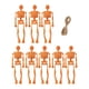 thumbnail image 4 of 8 Minifiguras De Esqueletos Para Fiestas De Halloween En Casa Embrujada, Figuras De Halloween De Color Naranja, 4 of 5