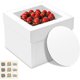thumbnail image 1 of Cajas para tortas RYDDOY 10 x 10 x 8 pulgadas con base, 1 of 3