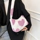 thumbnail image 4 of Bolso de hombro , bolso Bottega Jodie, bolso de felpa para axila, bolso de hombro mullido para mujer, bolso de mano peludo Y2K para mujer, bolso de mano mullido para otoño e invierno., 4 of 7