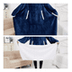 thumbnail image 2 of Manta De Sherpa Chiporro Con Mangas Y Bolsillo Para Los Pies -Azul, 2 of 4