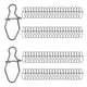 thumbnail image 1 of 100 Broches De Pesca De Alta Resistencia Con Cierre Giratorio Para Agua Dulce Y Salada De 12 Mm, 1 of 5