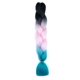 thumbnail image 1 of Xiao Hua Extensiones de cabello trenzado de ganchillo, 3 piezas, 23.6 pulgadas de largo, resistentes al calor, trenzadas de ganchillo, preestiradas, sin nudos, para peinado DIY, B175, 1 of 3