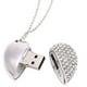 thumbnail image 1 of Memoria USB creativa en forma de corazón de 64 GB, 1 of 6